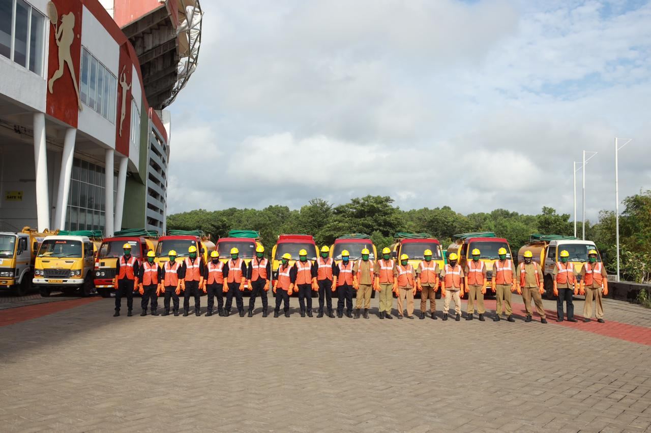 Septage tanker fleet and sanitation staff